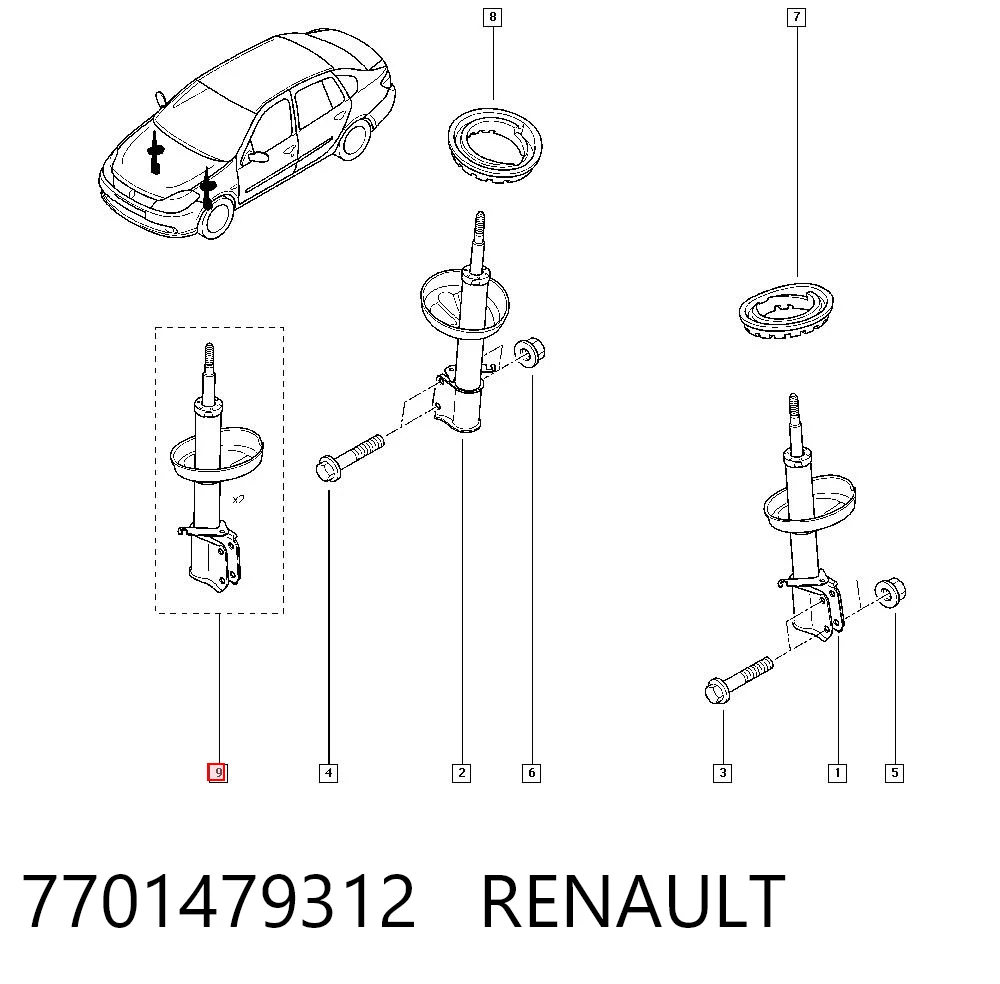 7701479312 Renault (RVI)