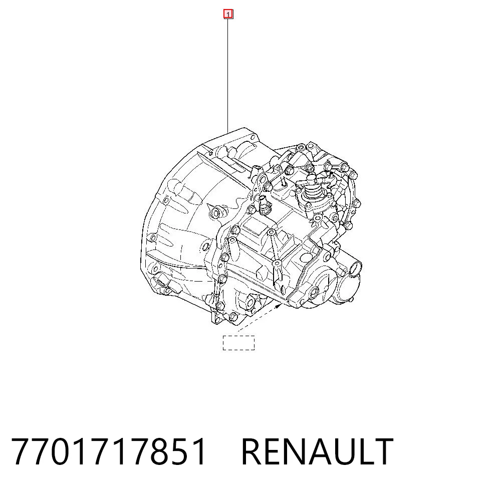 Mechaniczna skrzynia biegów w komplecie do Renault Megane II LM0, LM1