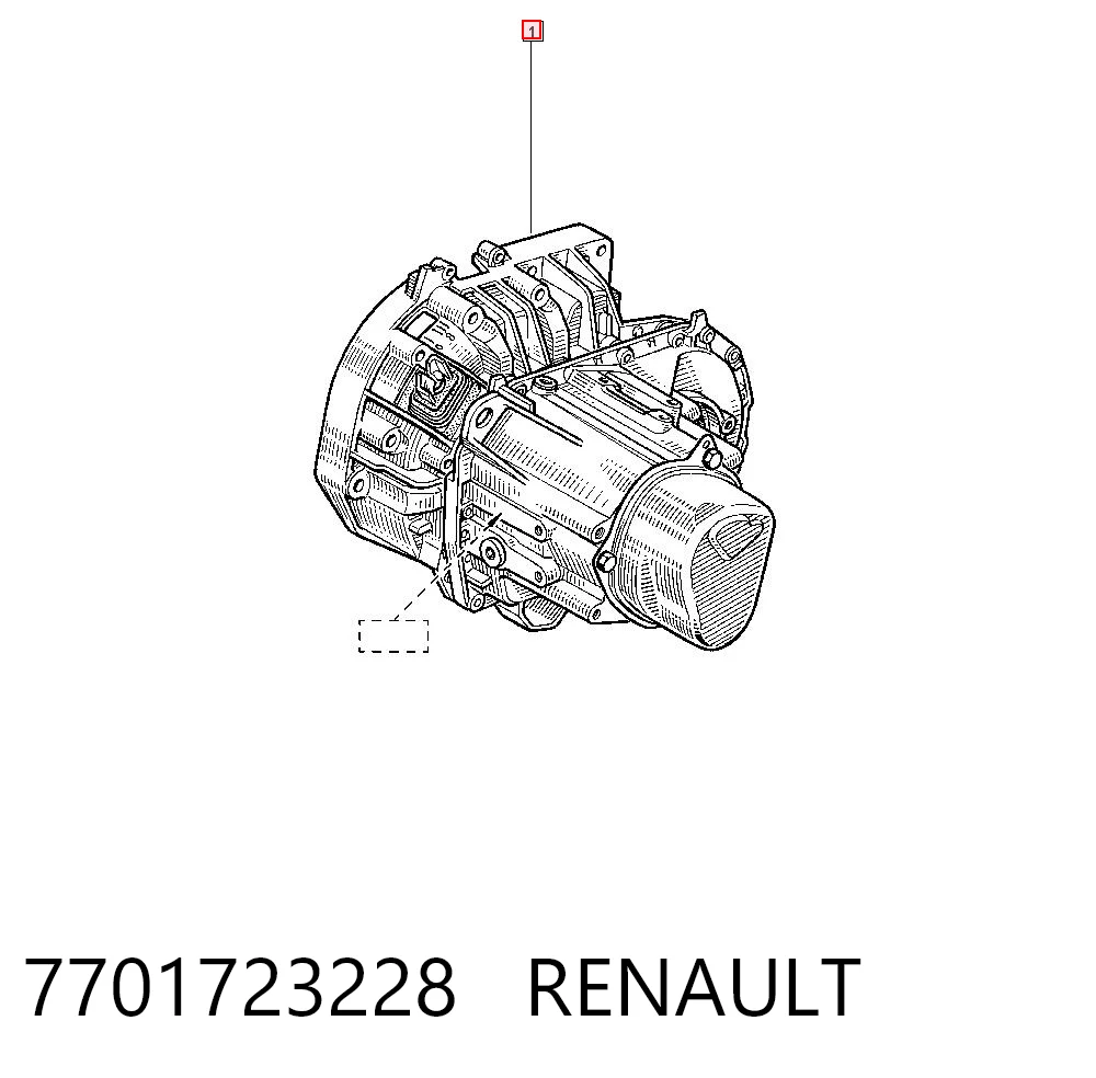 Mechaniczna skrzynia biegów w komplecie do Renault Clio SYMBOL LB0, LB1, LB2