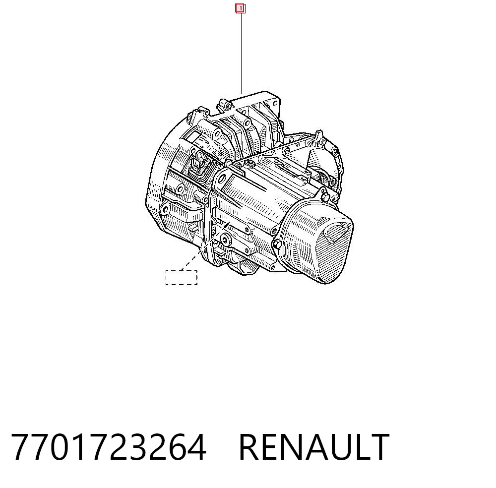 Mechaniczna skrzynia biegów w komplecie do Renault Clio II BB, CB