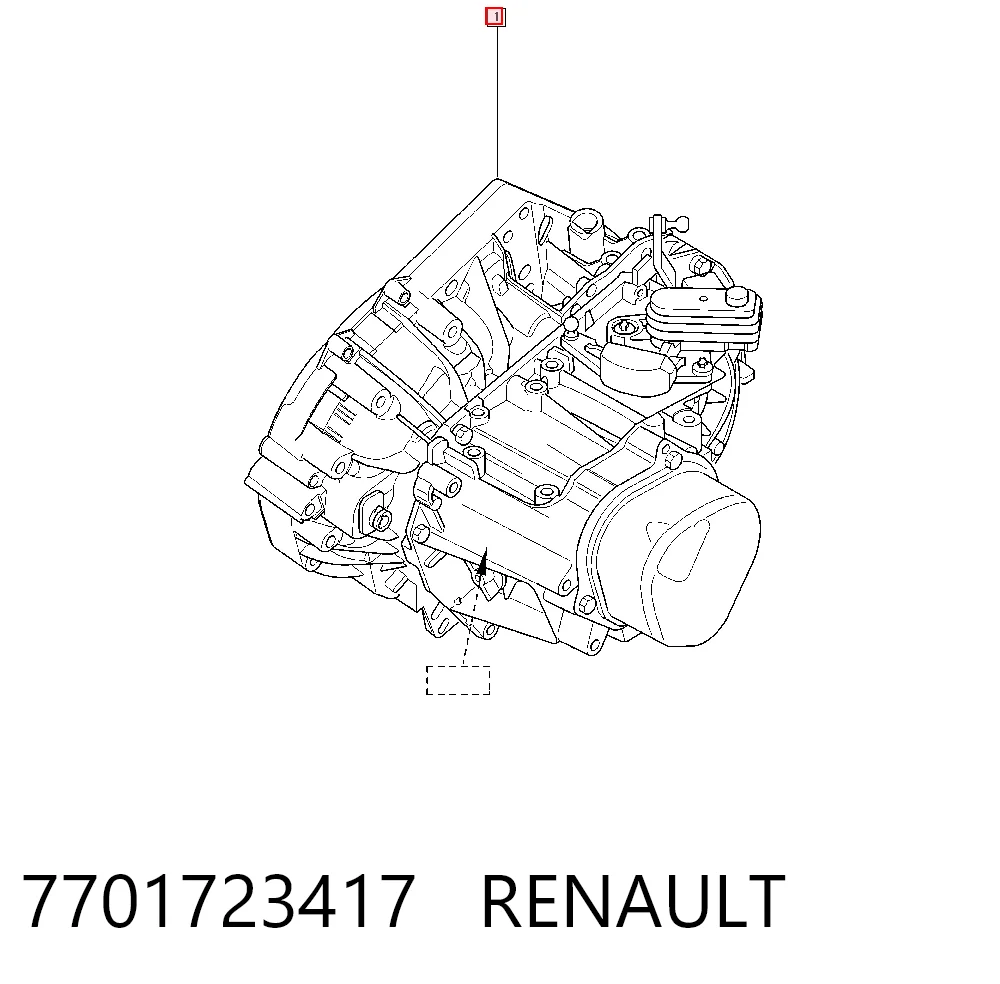 Mechaniczna skrzynia biegów w komplecie do Renault Clio SYMBOL LB0, LB1, LB2