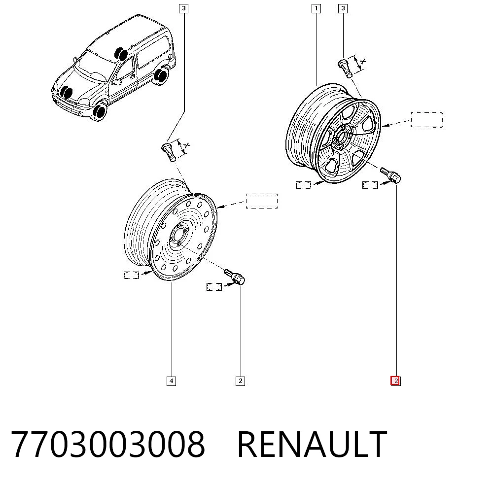7703003008 Renault (RVI)