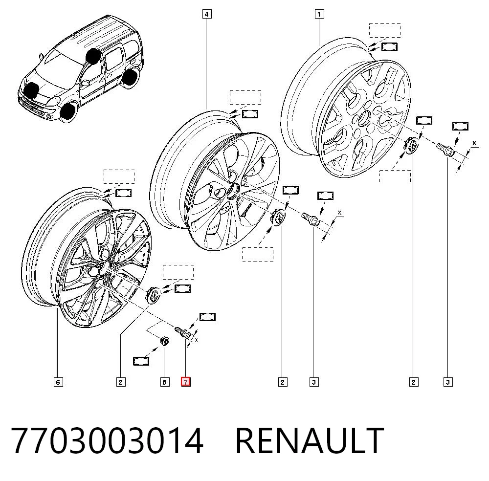 7703003014 Renault (RVI)