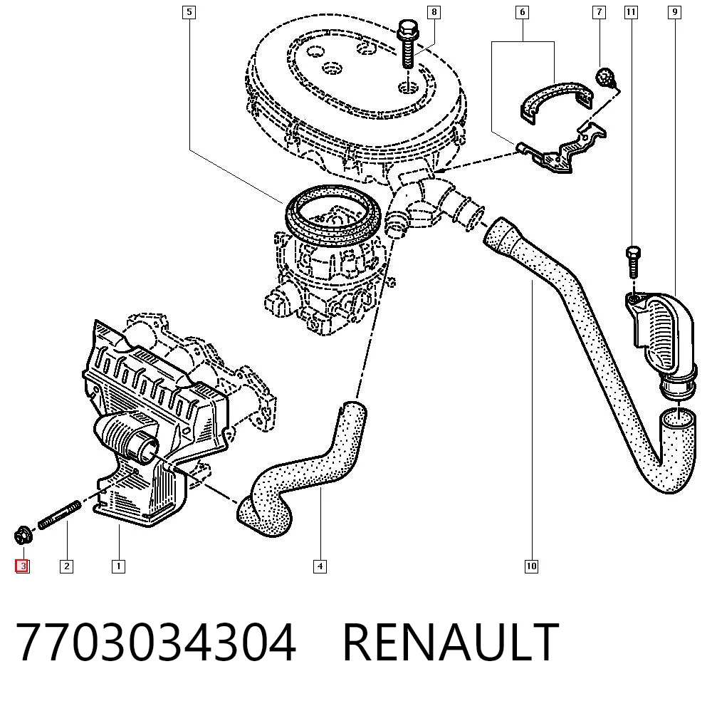 7703034304 Renault (RVI)