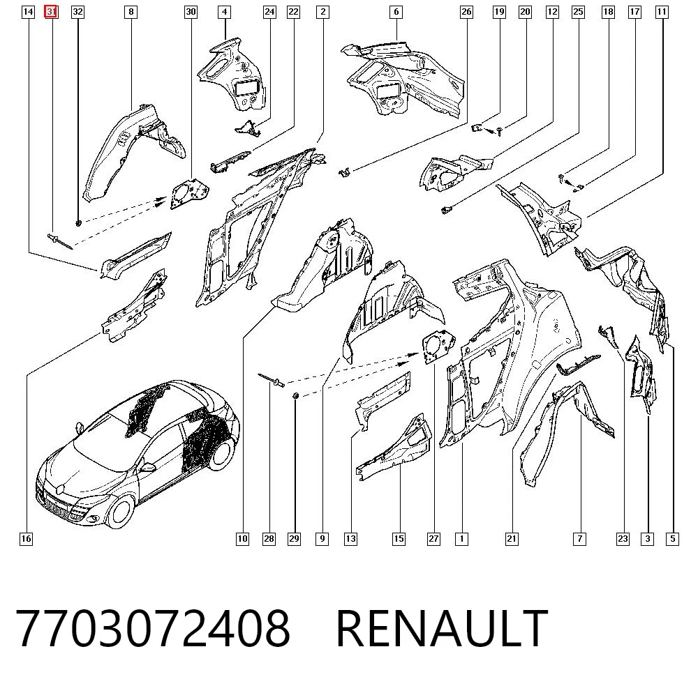 7703072408 Renault (RVI)