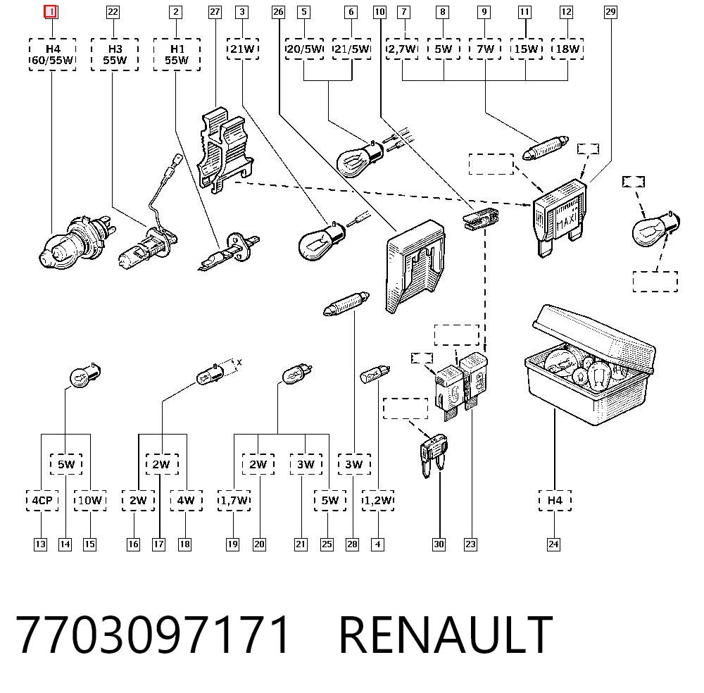 7703097171 Renault (RVI)