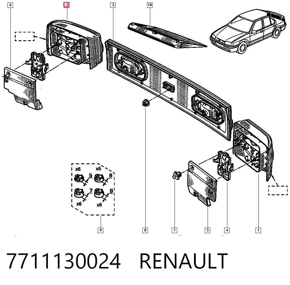 Cena części  19 II hatchback