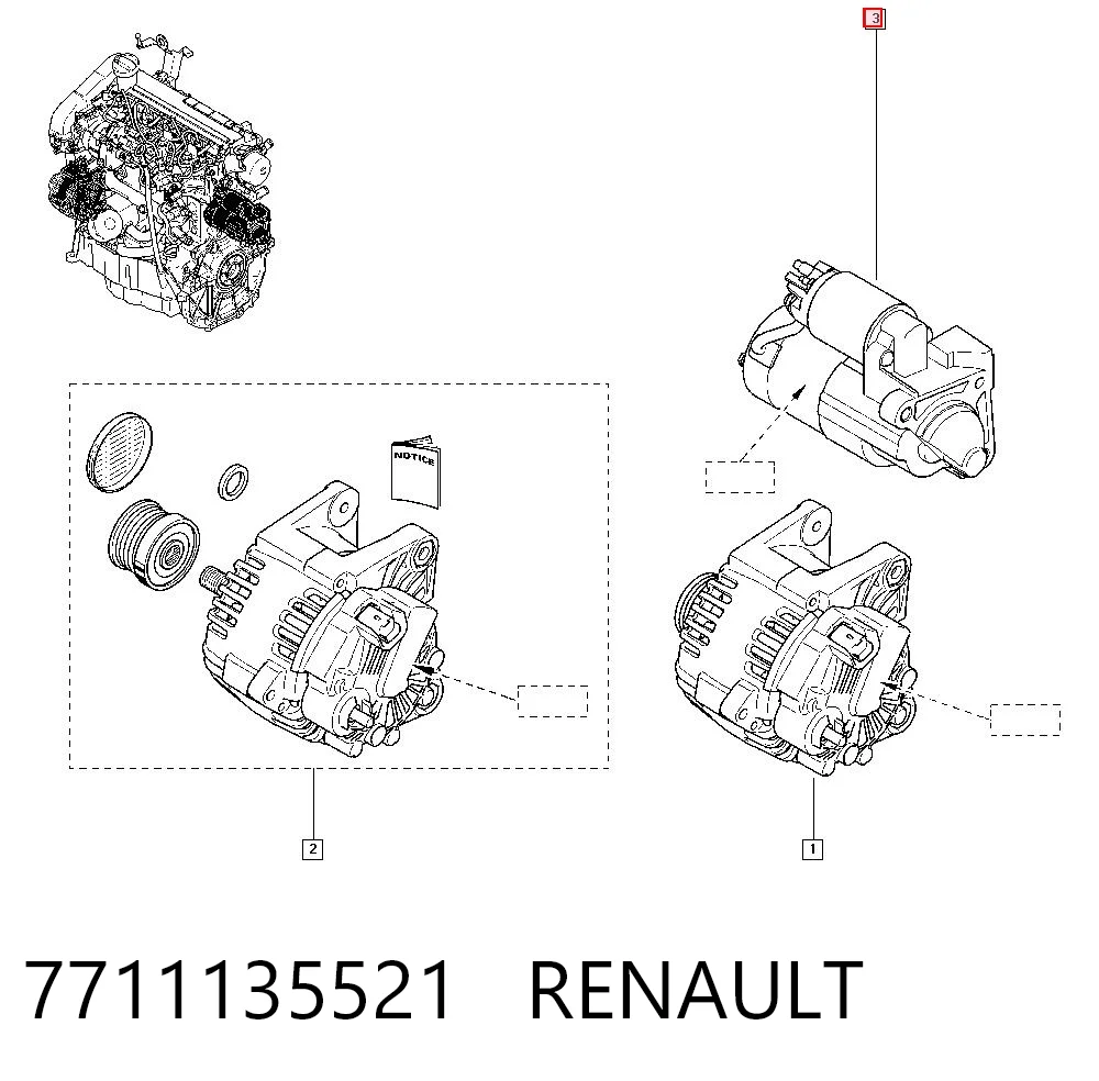 7711135521 Renault (RVI)