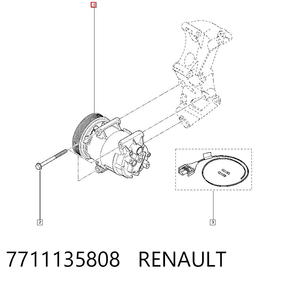 Sprężarka klimatyzacji do Renault Megane II LM0, LM1