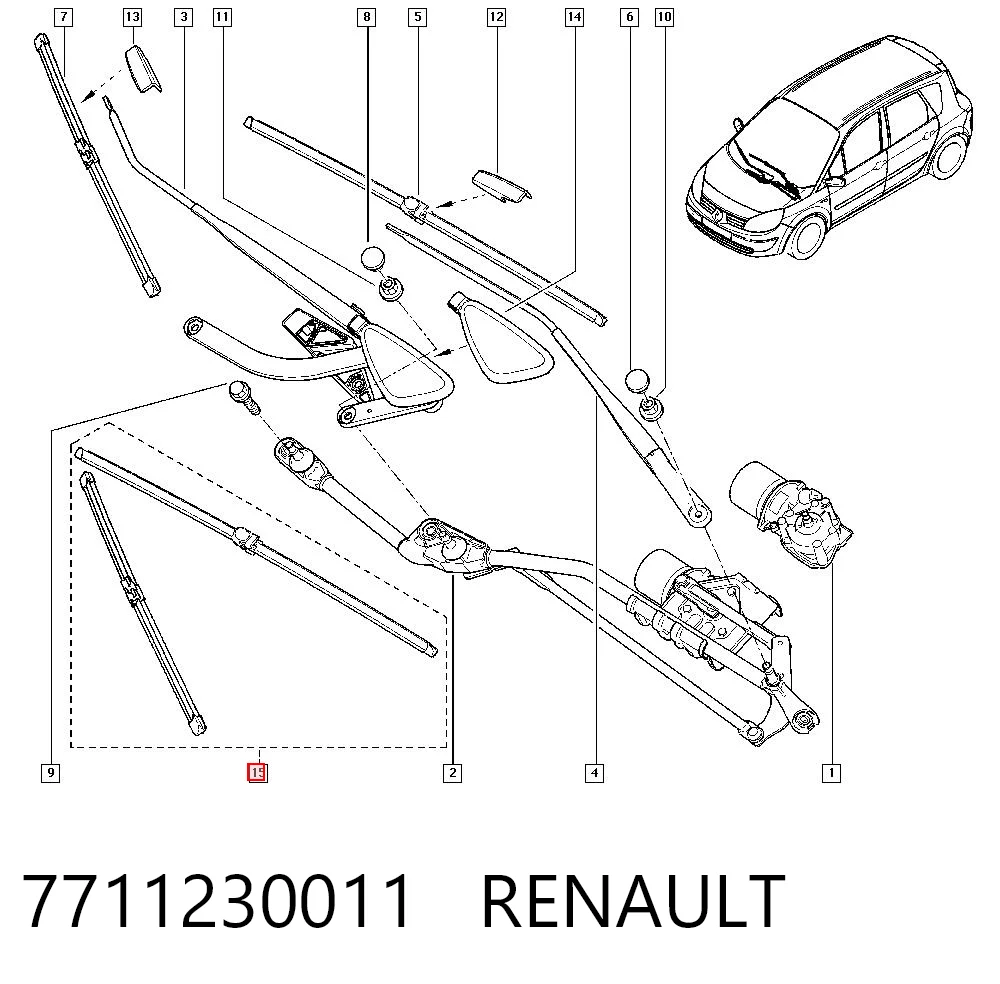 7711230011 Renault (RVI)