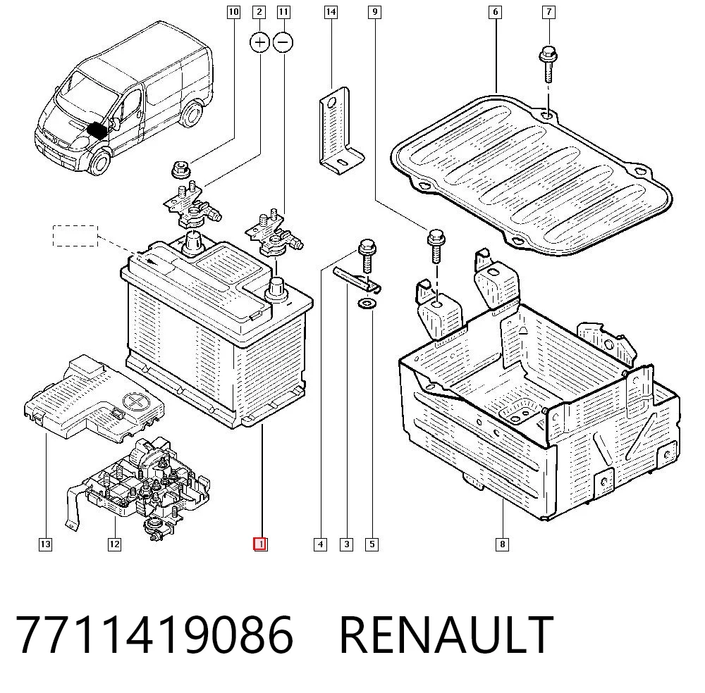 7711419086 Renault (RVI)