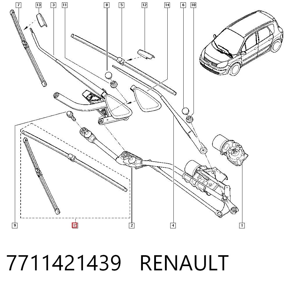 7711421439 Renault (RVI)