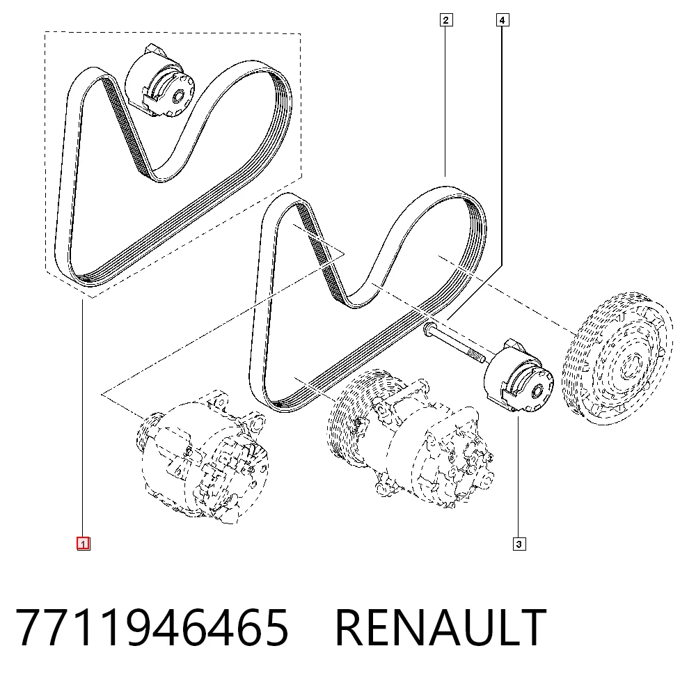 7711946465 Renault (RVI)