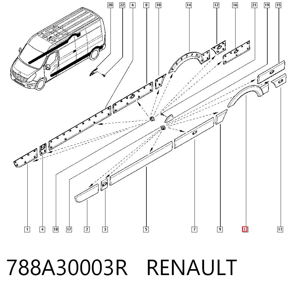 788A30003R Renault (RVI)
