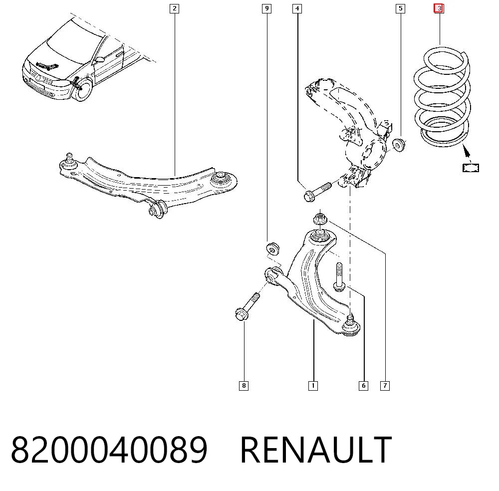 8200040089 Renault (RVI)