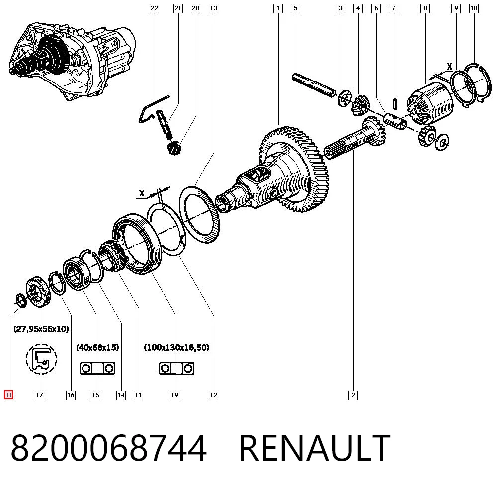 8200068744 Renault (RVI)