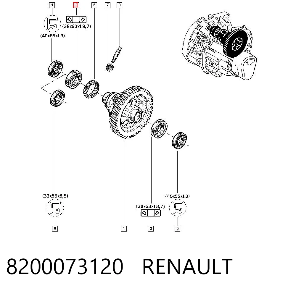 8200073120 Renault (RVI)
