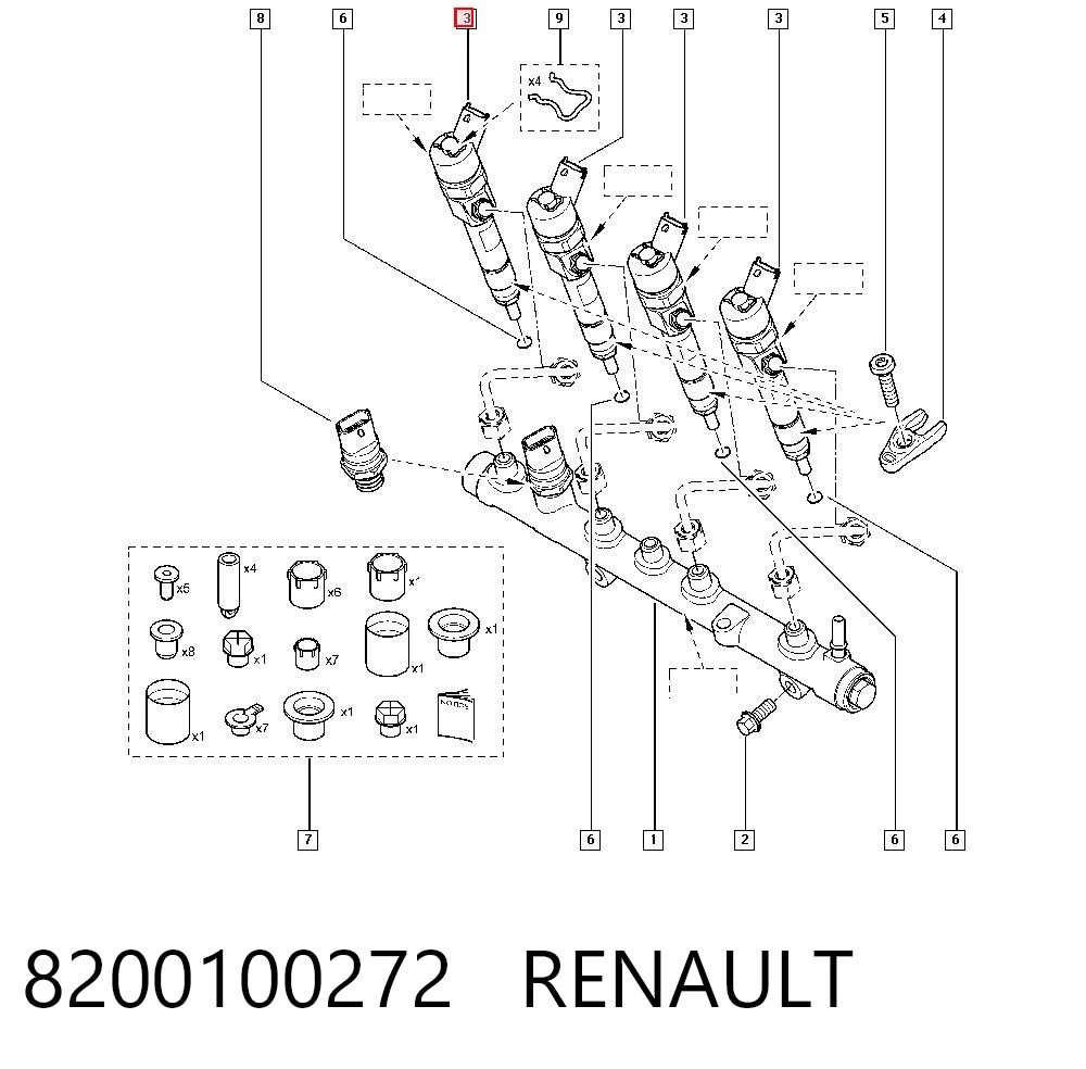 Do koszyka Wtryskiwacz paliwa Renault Master II HD, FD
