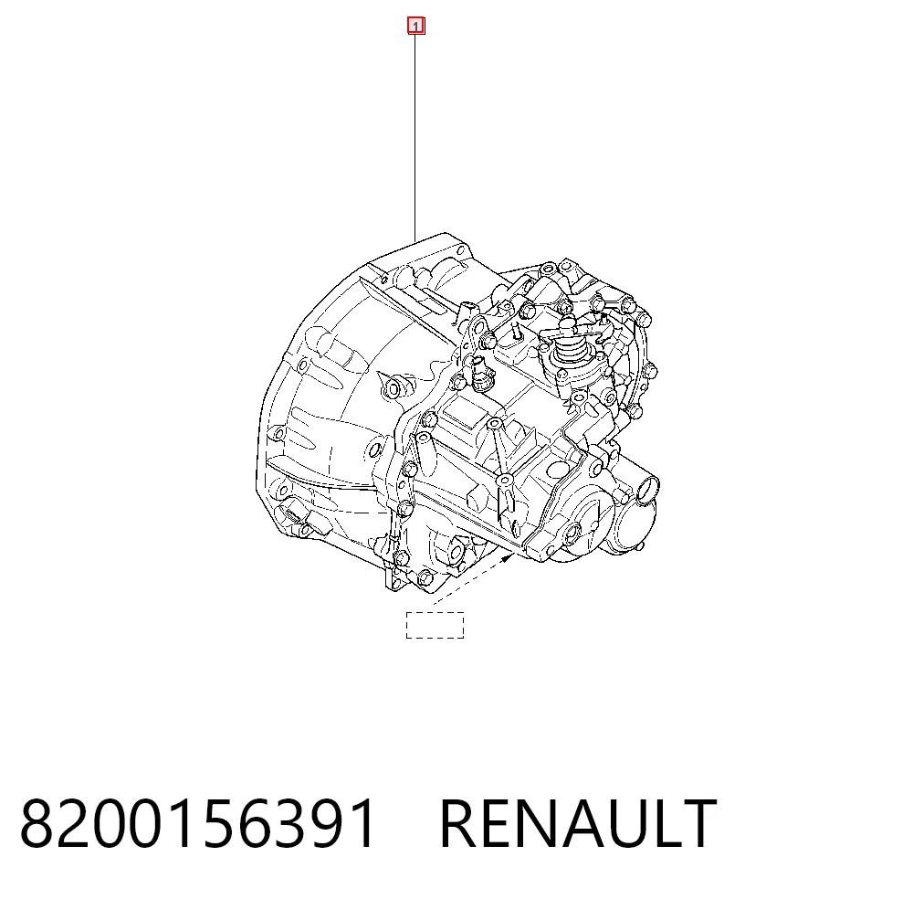 Mechaniczna skrzynia biegów w komplecie Renault Megane II sedana (LM0, LM1) (2003 - 2012) cena, od 168,63 USD