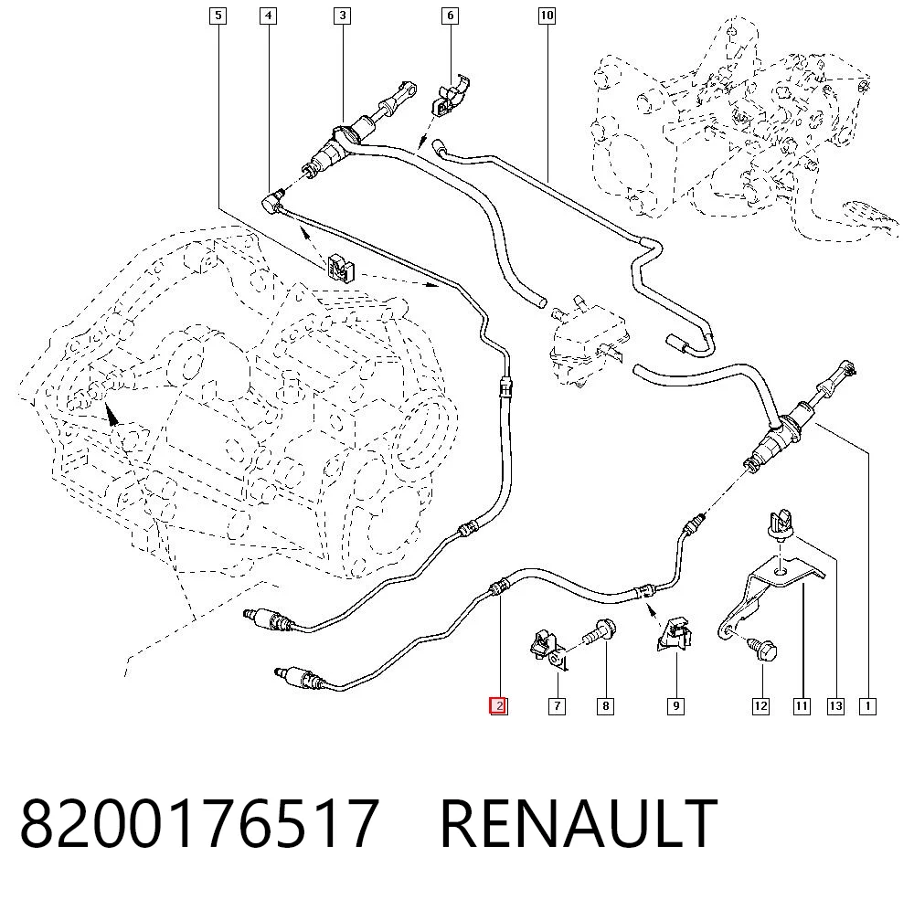 Kupić Przewód sprzęgła Renault Espace IV JK0 w dobrej cenie