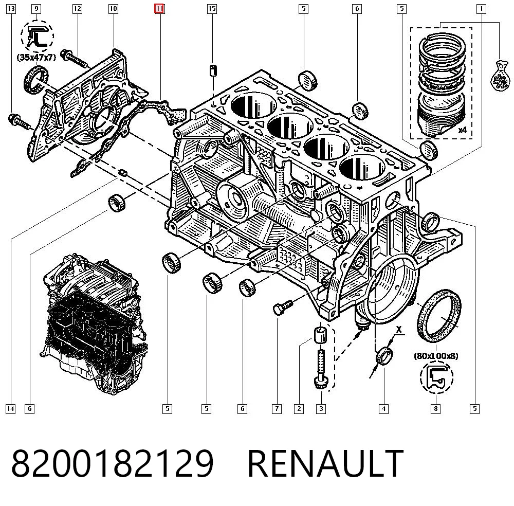 8200182129 Renault (RVI)