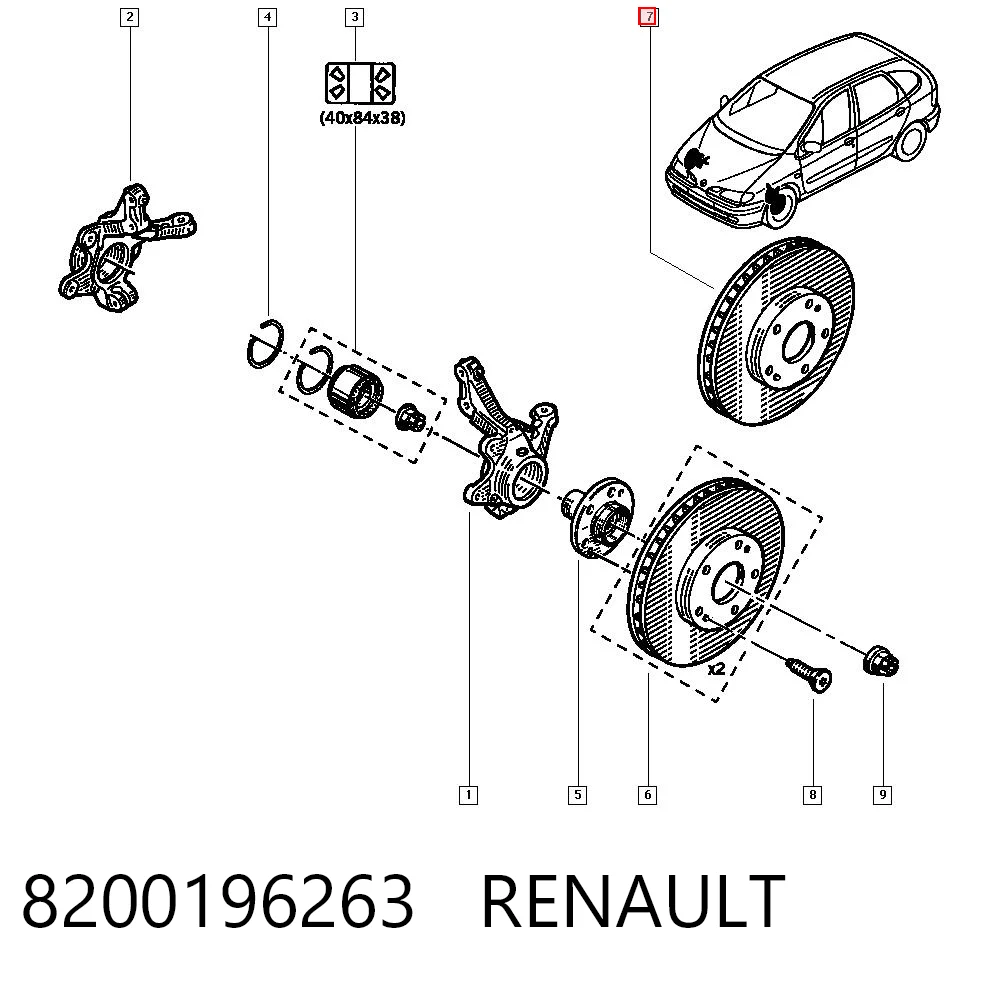 8200196263 Renault (RVI)
