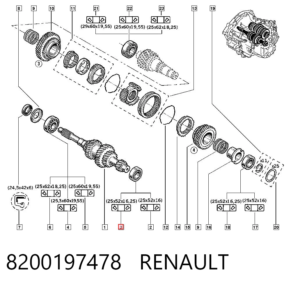 8200197478 Renault (RVI)