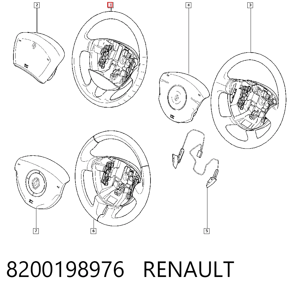 Kierownica do Renault Laguna II BG0, BG1