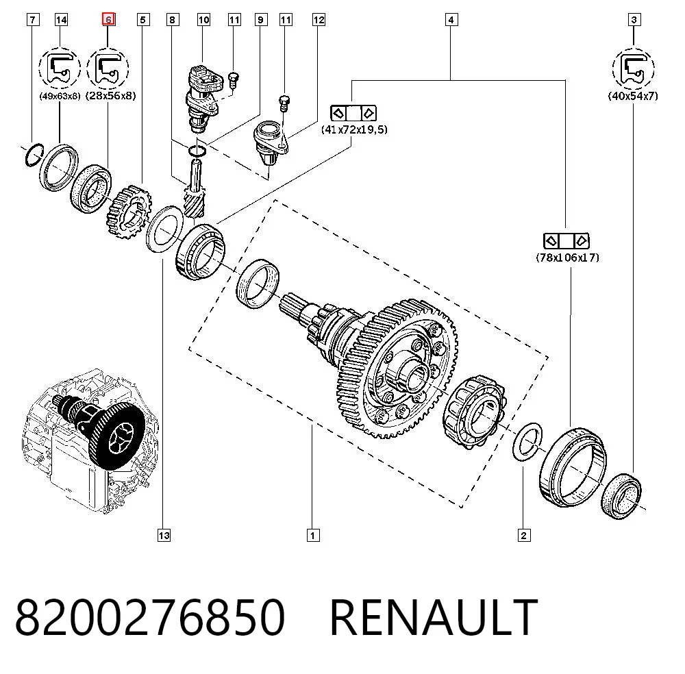8200276850 Renault (RVI)