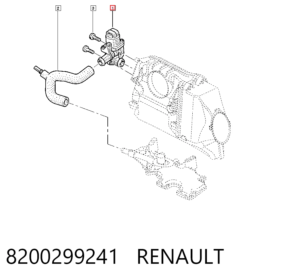 8200299241 Renault (RVI) Regulator biegu jałowego