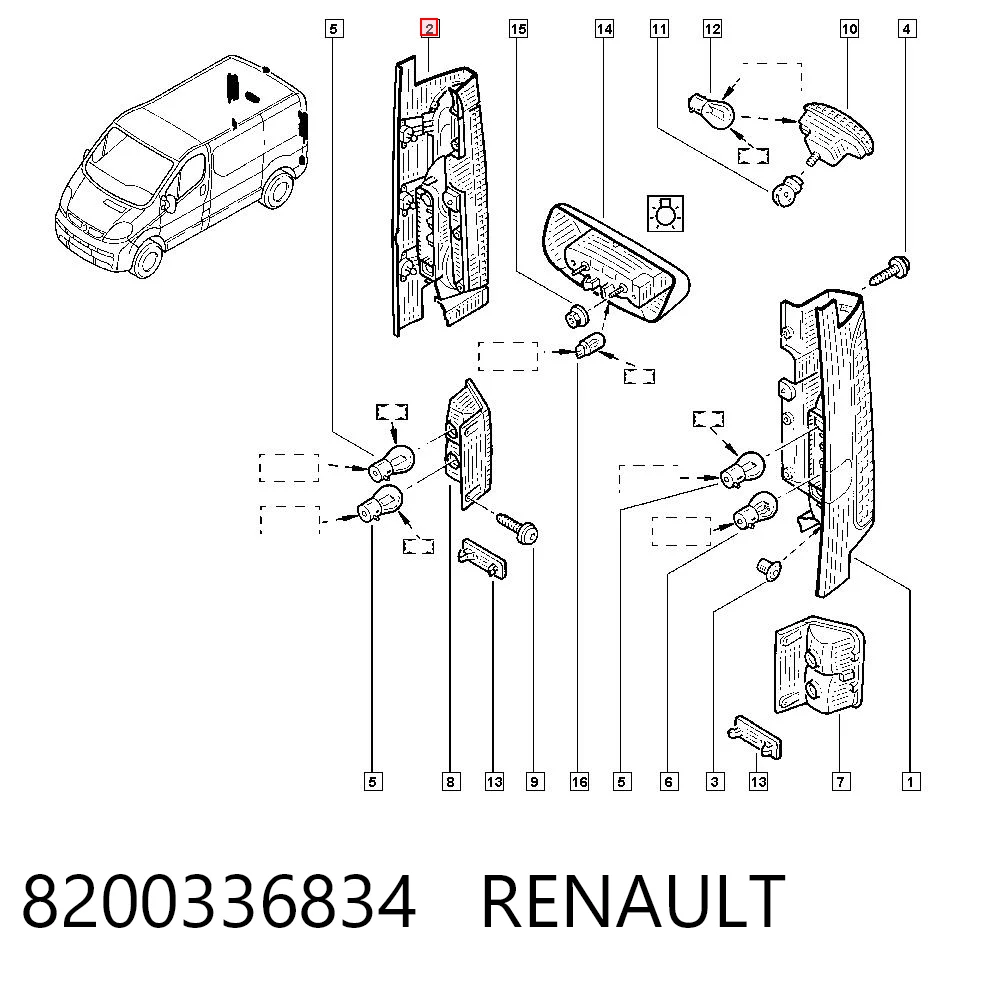 8200336834 Renault (RVI)
