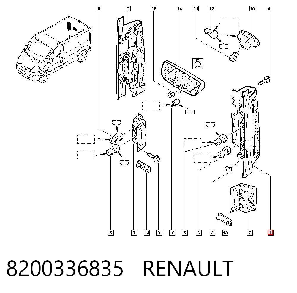 8200336835 Renault (RVI)