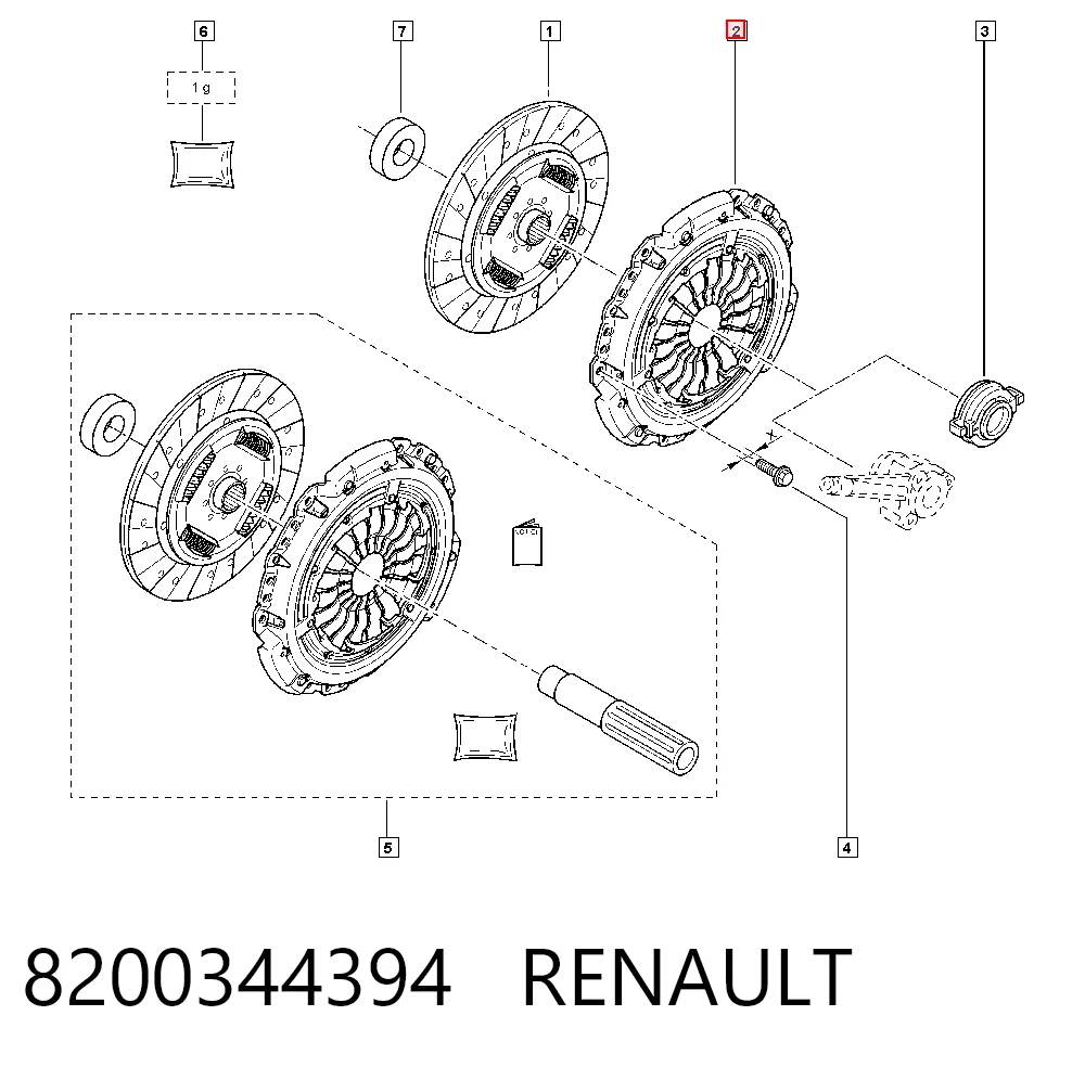 Docisk sprzęgła Renault Megane III kombi (KZ0, KZ1) (2008 - 2016) cena, od 91,94 USD