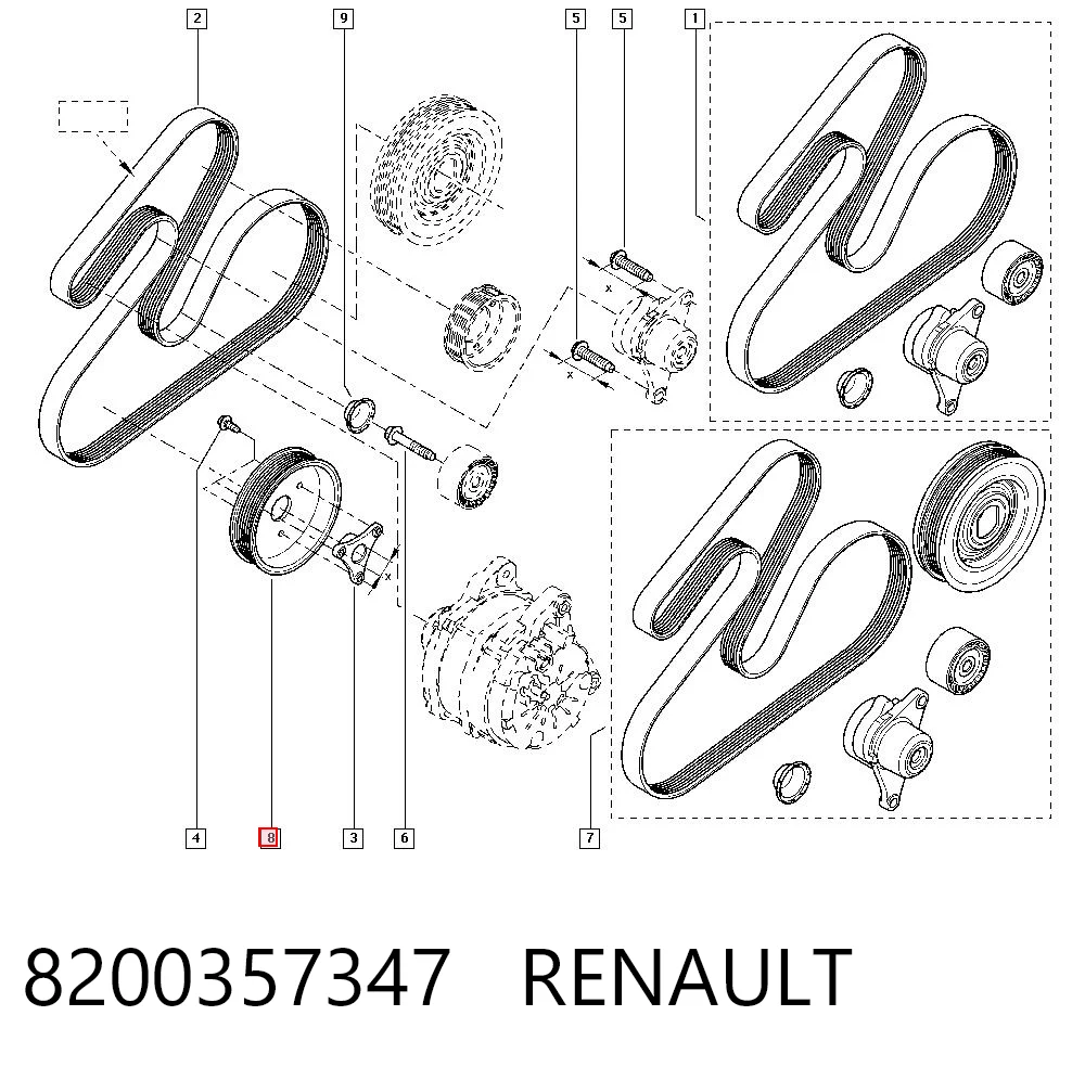 Koło pasowe pompy wspomagania hydraulicznego Peugeot/Citroen 93161810 cena, od 39,16 USD