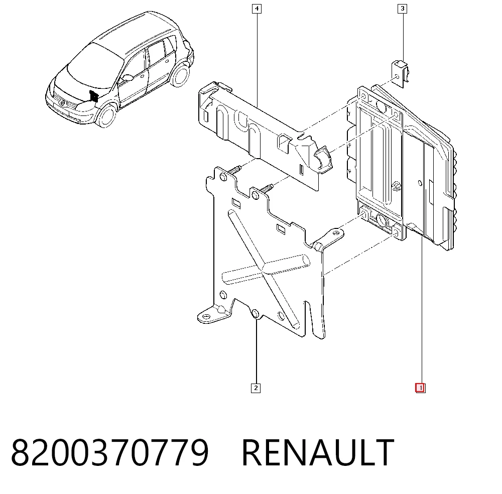  Sterownik silnika Renault Scenic 2