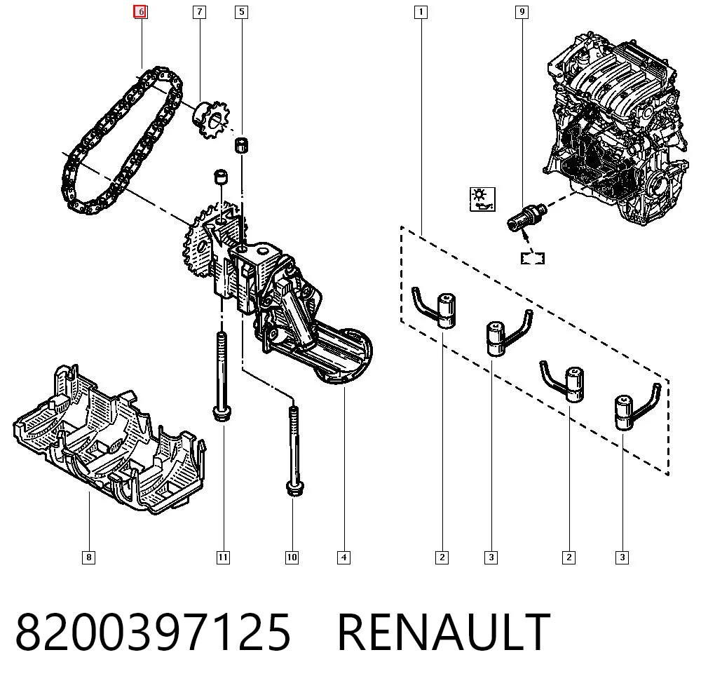 8200397125 Renault (RVI)