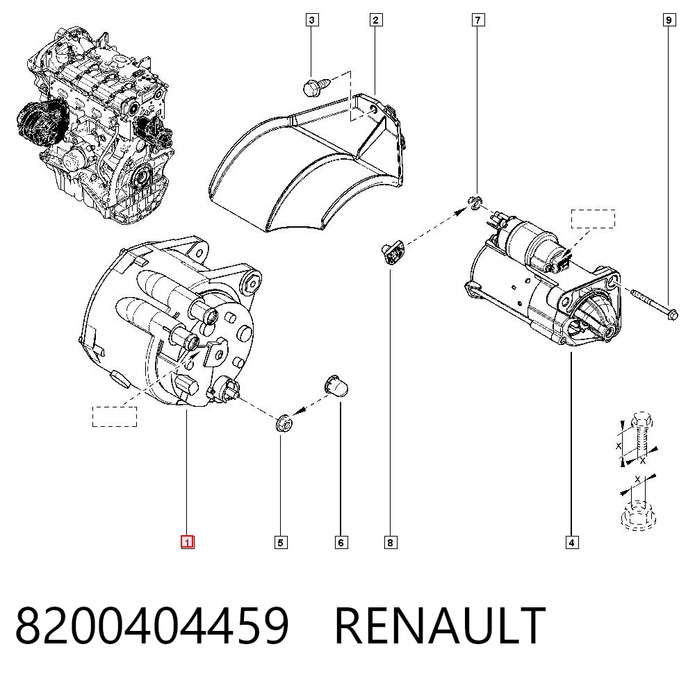 8200404459 Renault (RVI) Alternator