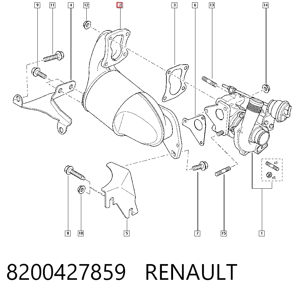 Do koszyka Konwerter-katalizator Renault Scenic GRAND III JZ0, JZ1