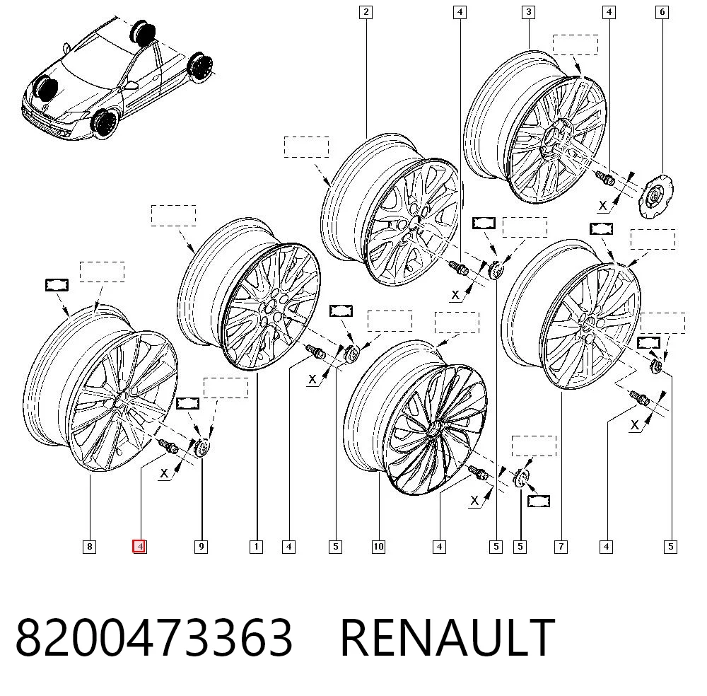 8200473363 Renault (RVI)