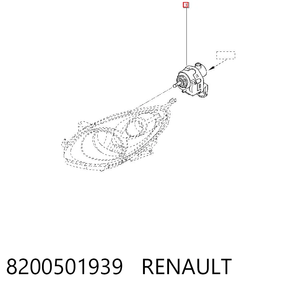Korektor swiatel Renault Master III awangarda (FV) (2010 - 2024) cena, od 27,80 USD
