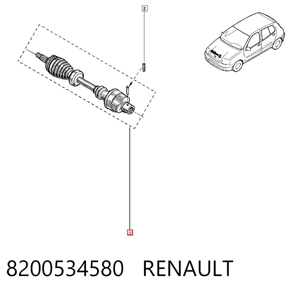 8200534580 Renault (RVI)