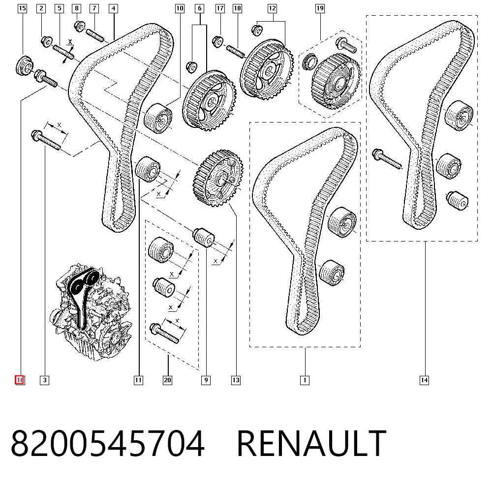 8200545704 Renault (RVI)
