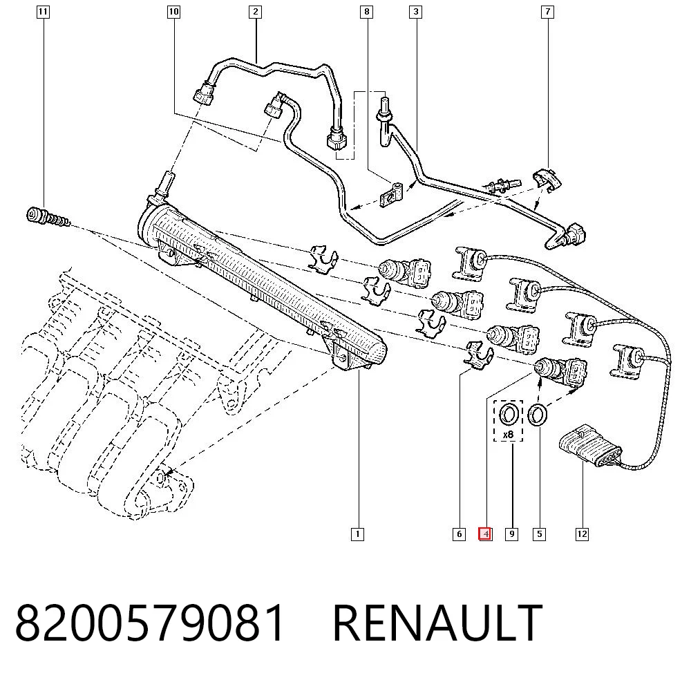8200579081 Renault (RVI)