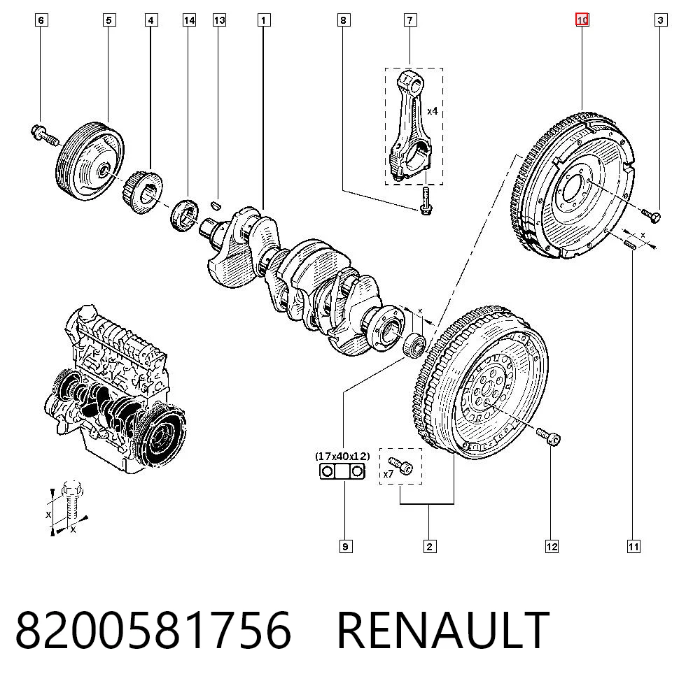 8200581756 Renault (RVI)