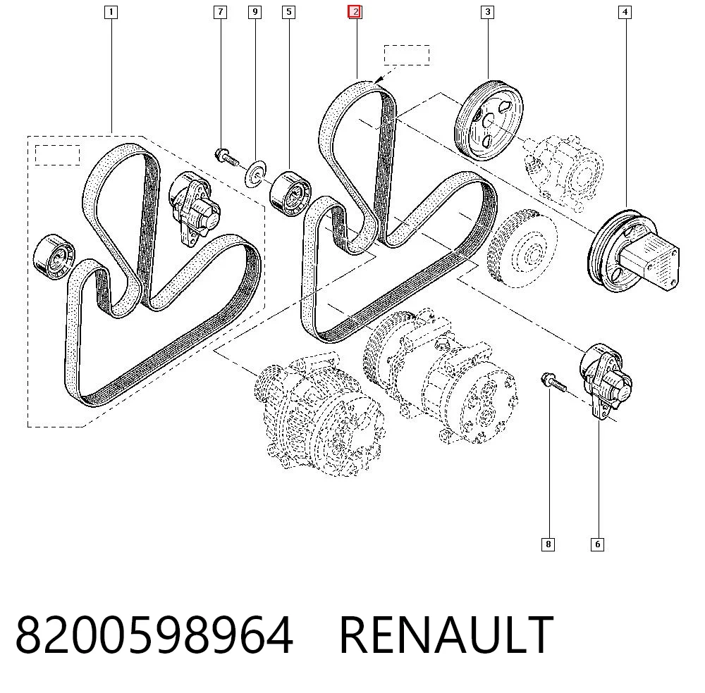 8200598964 Renault (RVI)