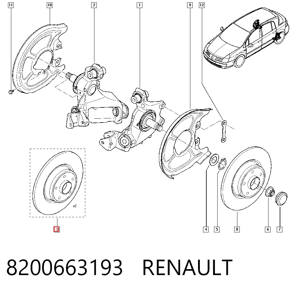 8200663193 Renault (RVI)