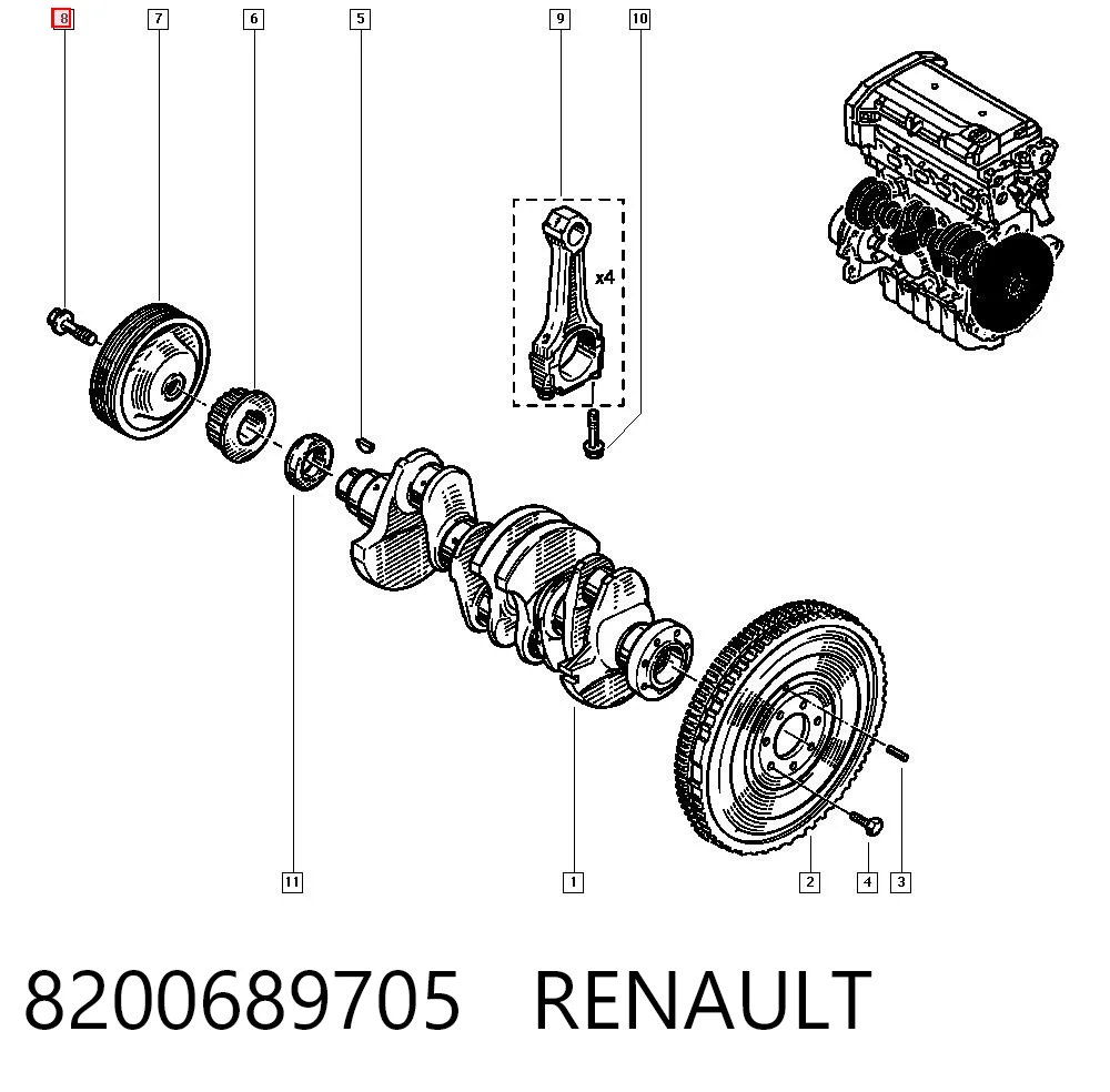 8200689705 Renault (RVI)