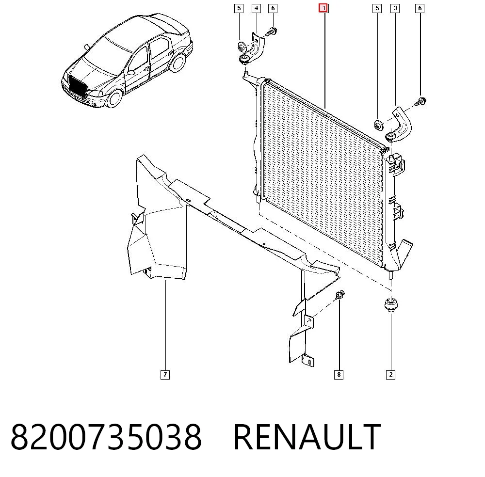 8200735038 Renault (RVI)