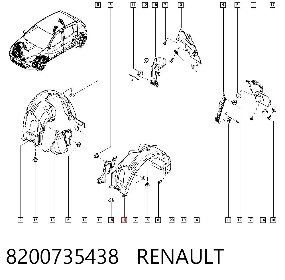 8200735438 Renault (RVI)