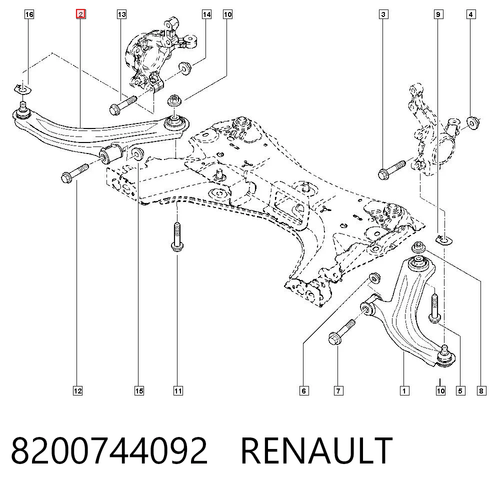 8200744092 Renault (RVI)